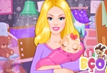 Barbie ile Bebeğinin Odasını Süsle