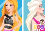 Barbie ve Elsa Kombin Yarışması
