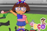 Dora Kız Dünya Kupası Giydir