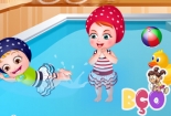 Hazel Bebek Yüzme Zamanı